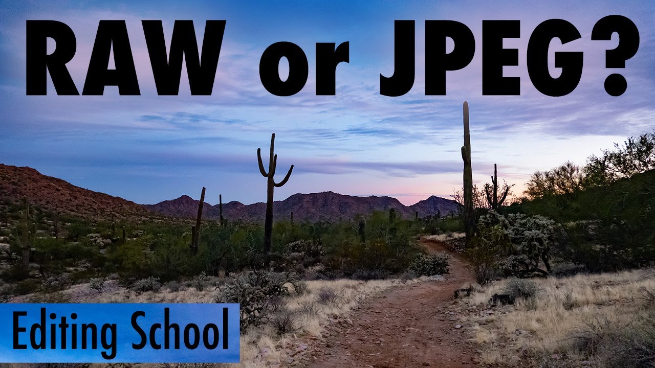 Do you need to shoot RAW or is it okay to shoot JPEG?