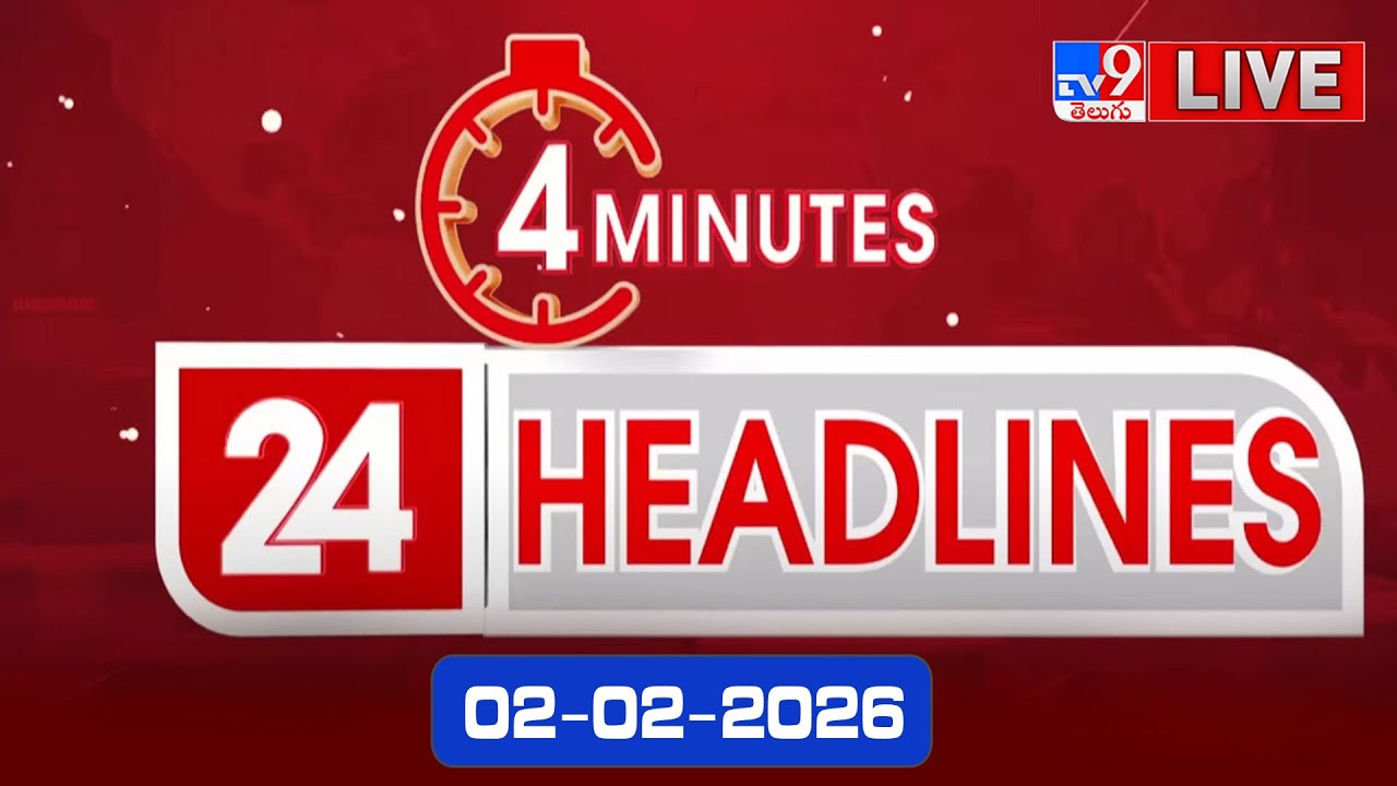 4 Minutes 24 Headlines LIVE | Top News | 02-02-2026 - TV9