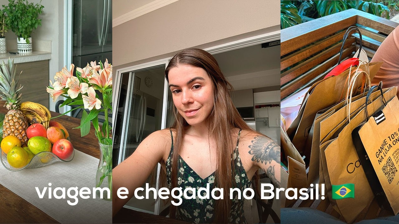 viagem para o Brasil e primeiros dias: Conheci a família do Lucas!