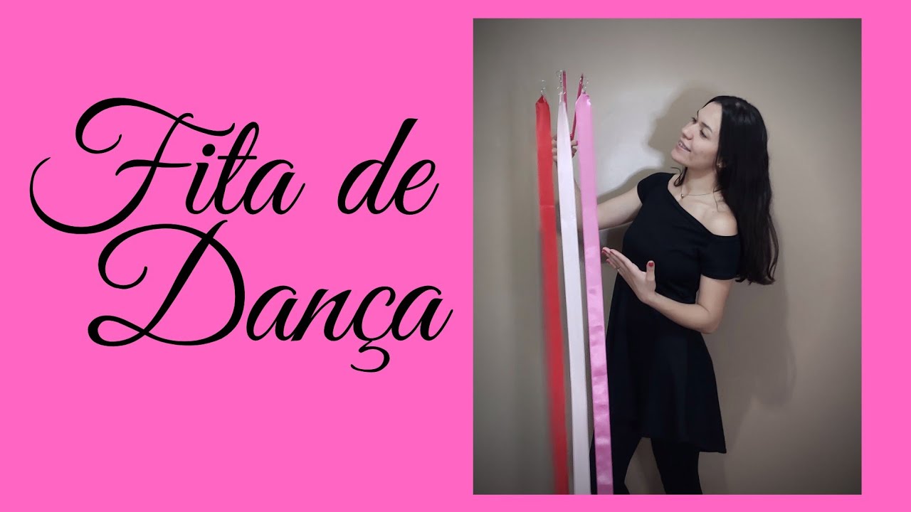 Faça você mesmo - Fita de Dança ( fita de ginástica Rítmica) simples, fácil e barato 😍🥰