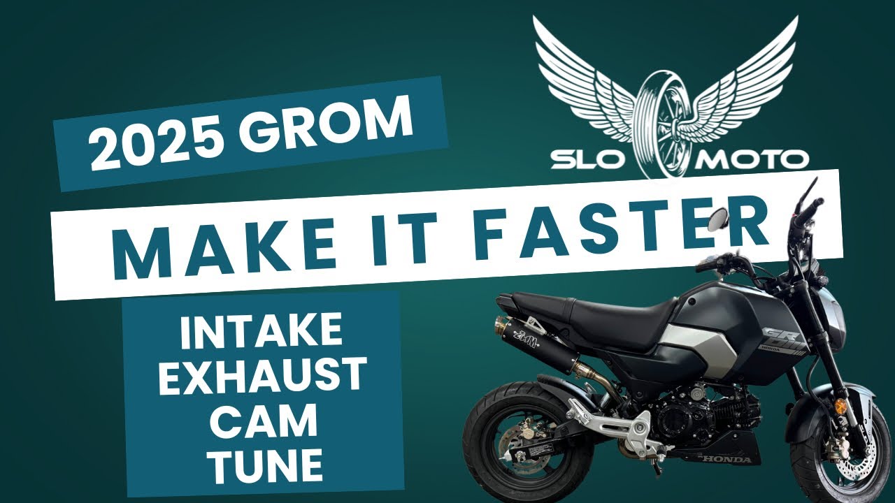 Stage 2 2025 Honda Grom. Building a faster Grom!