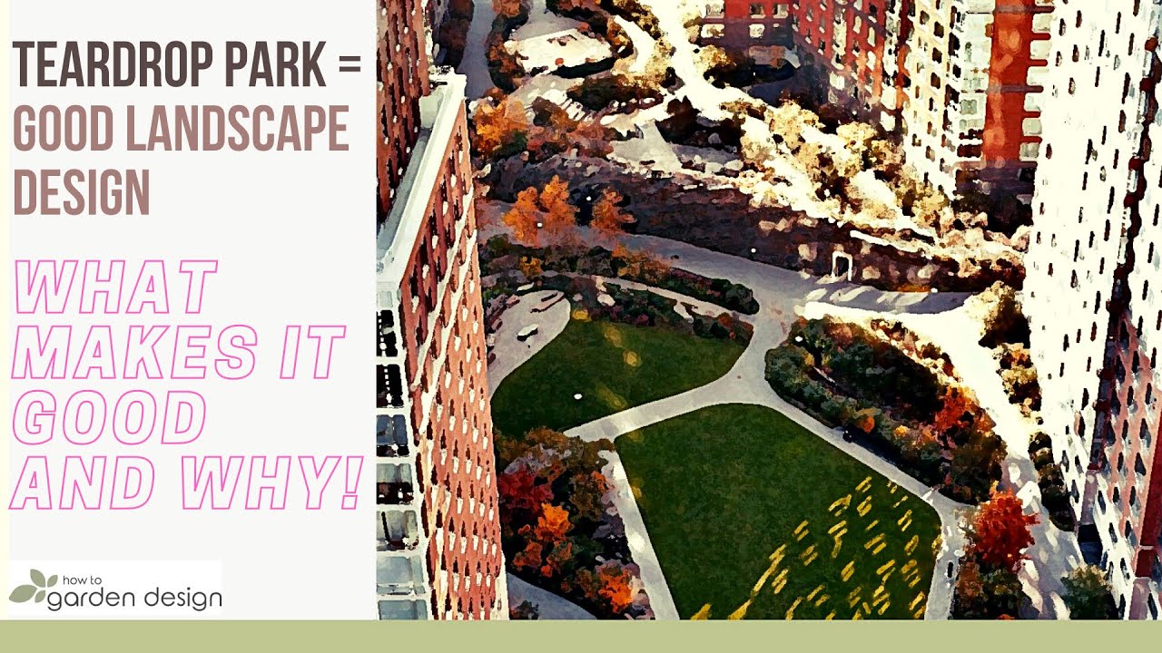 Good Landscape Design Example! Designer Analyses What Makes Teardrop Park Good & WHY!