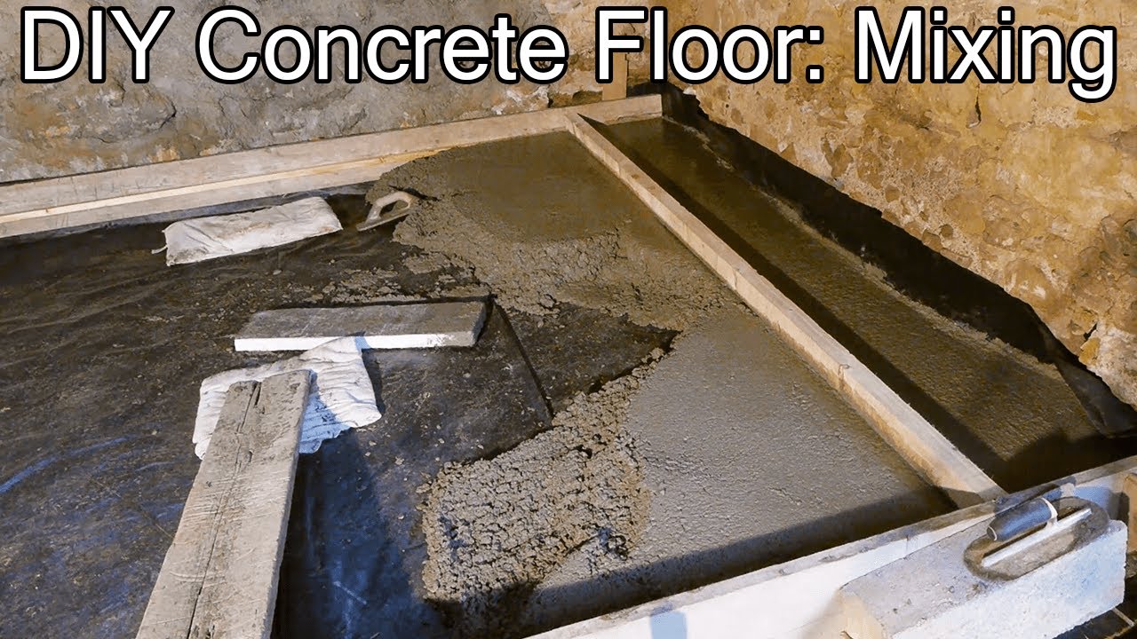 DIY Concrete Floor: Pouring Slab 3/3