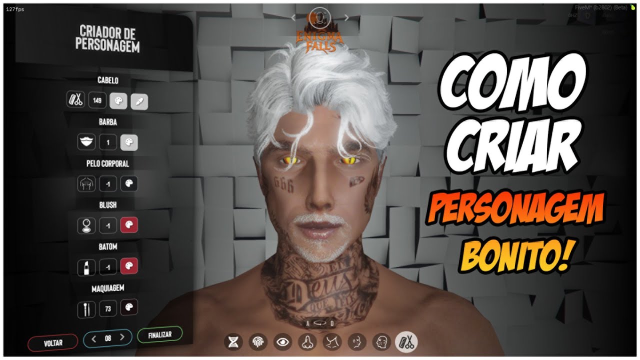 GTA RP! COMO CRIAR PERSONAGEM BONITO!
