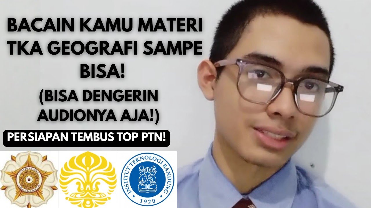Bacain Kamu Materi Geografi TKA Sampai Bisa! (Sumber rangkuman cek dekripsi) 