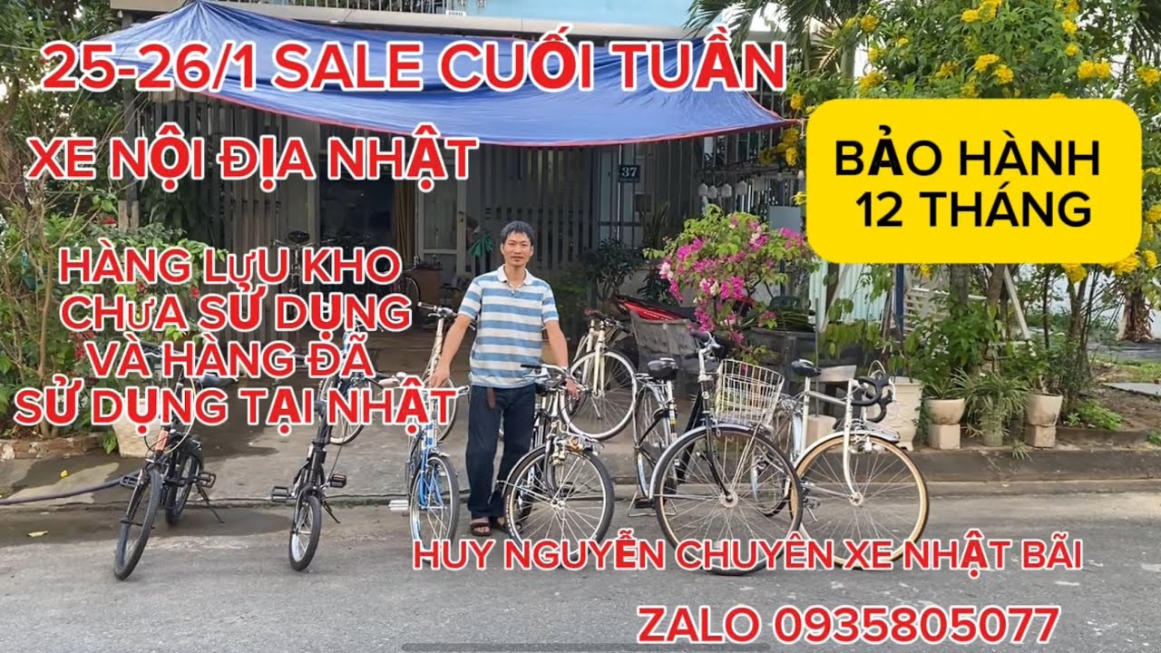 25-26/1 SALE XE CUỐI TUẦN, BẢO HÀNH 12 THÁNG. XE LƯU KHO VÀ XE ĐÃ SỬ DỤNG TẠI NHẬT. ZALO 0935806077.