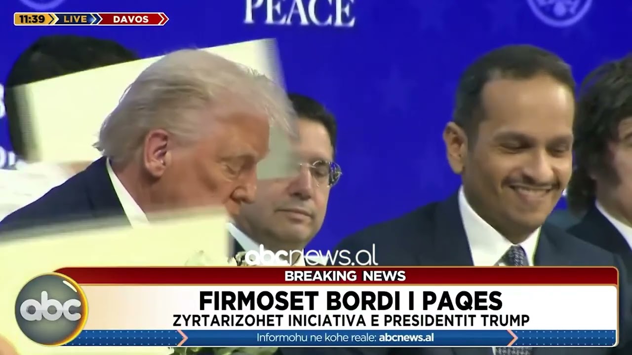 Davos, firmoset Bordi i Paqes/ Trump vlerëson firmëtarët: Jeni liderët e rinj botërorë