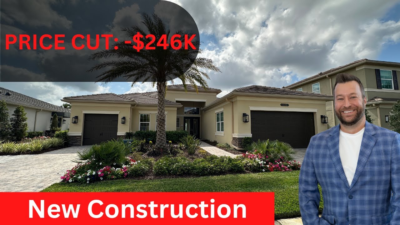 Inside a New Construction Home with MASSIVE Price Cut in Wesley Chapel Florida - GL Homes Opal Model