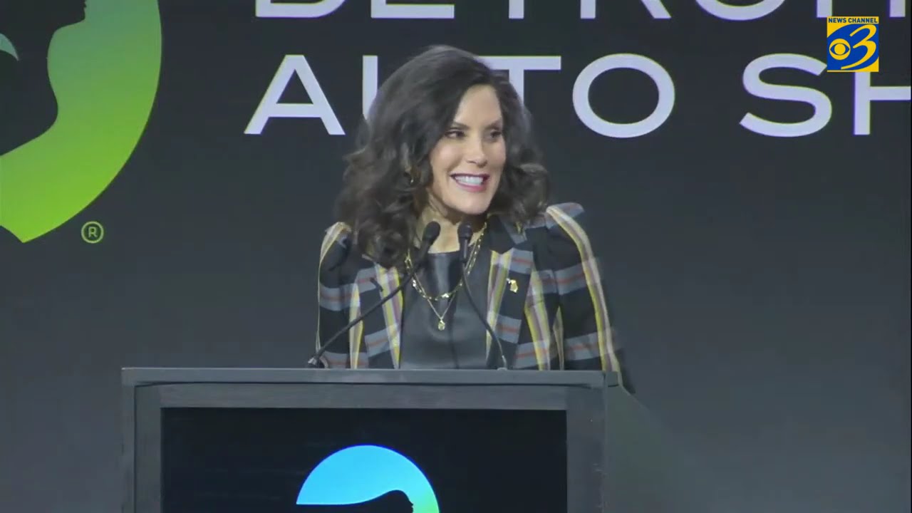 LIVE: Michigan governor discusses economy vision at Detroit Auto Show