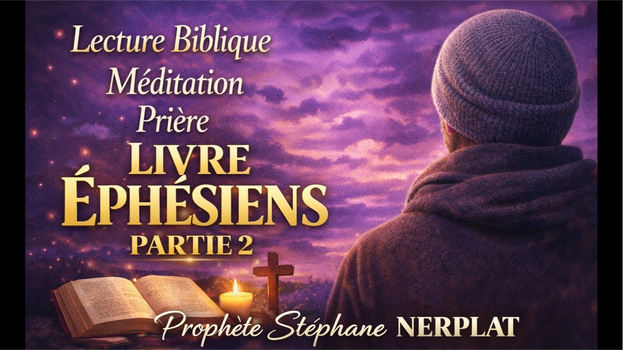 LECTURE BIBLIQUE LIVE - PRIÈRE - LIVRE ÉPHESIENS - PROPHÈTE STÉPHANE NERPLAT