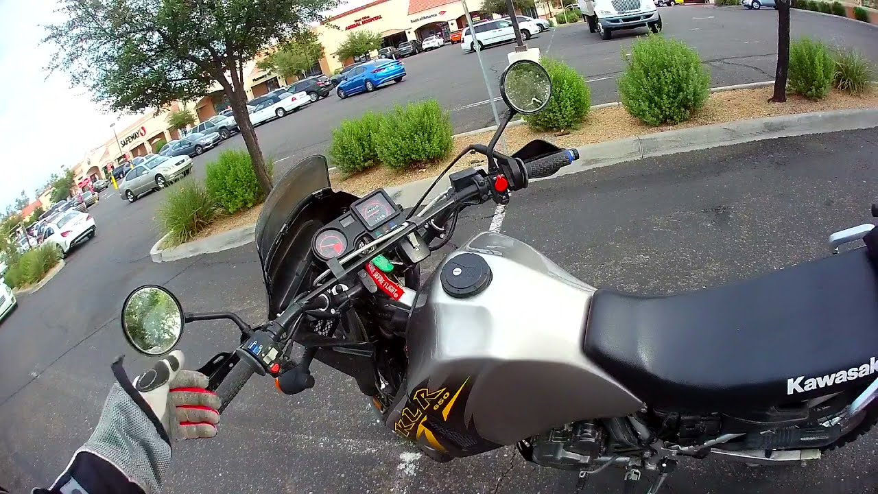 Первый тест-драйв мотоцикла Kawasaki KLR650 Gen1.