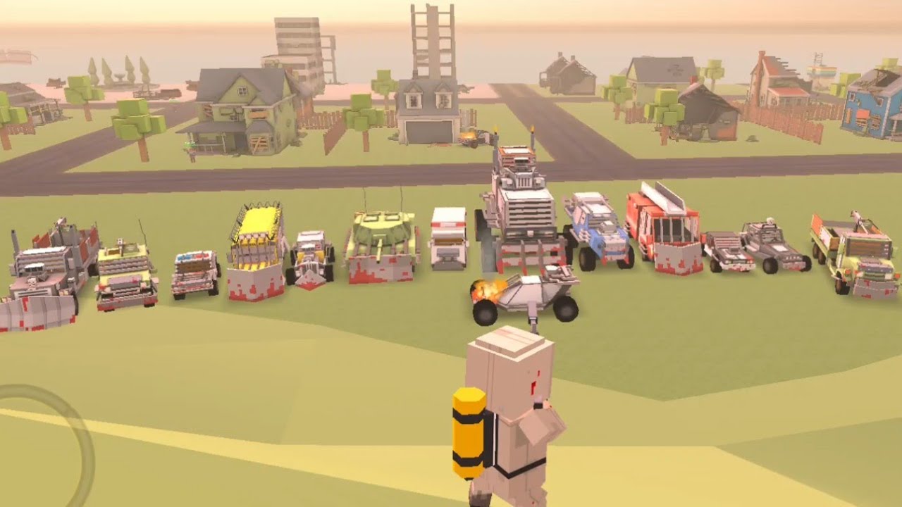 All vehicles in Blockapolypse