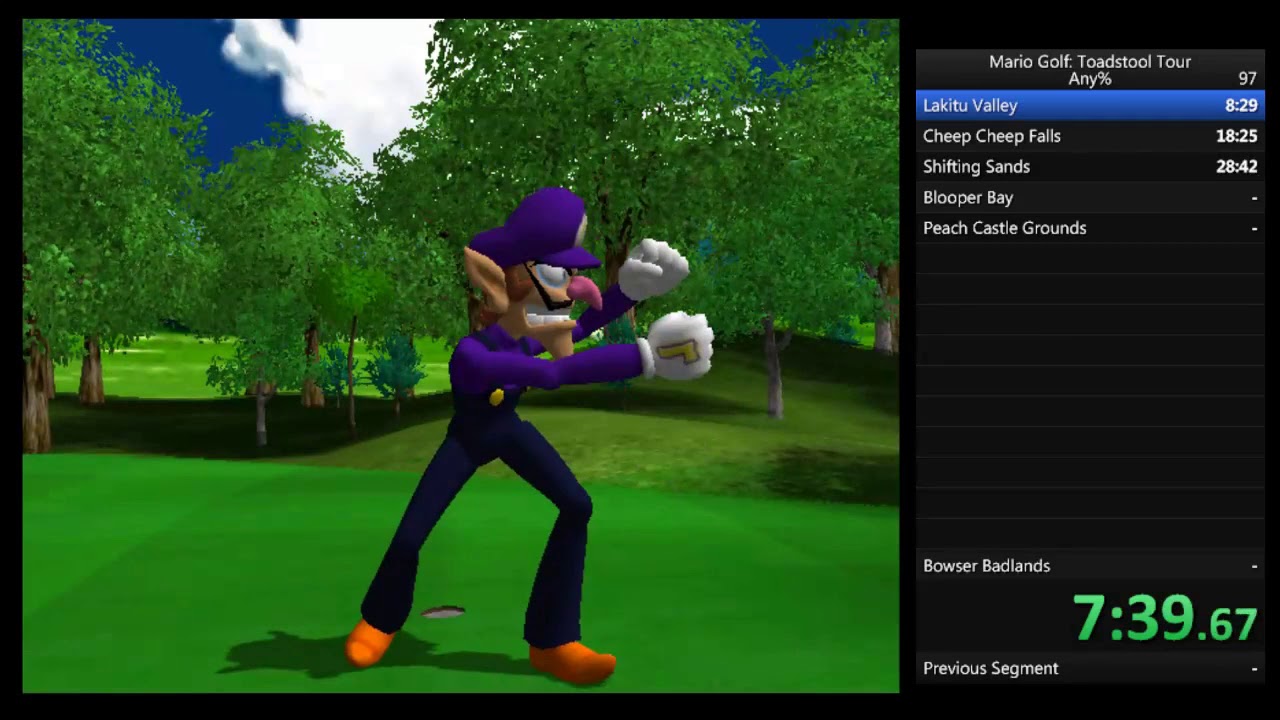 Mario Golf: Toadstool Tour Speedrun Any% 1:10:39:18