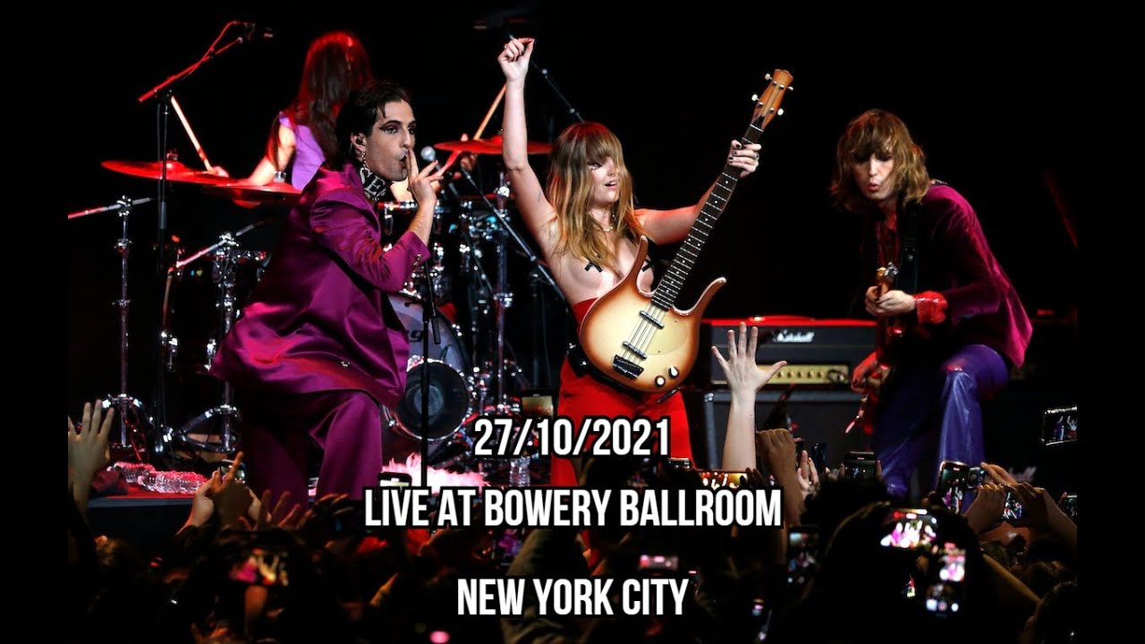 M&aring;neskin LIVE at Bowery Ballroom, New York City | All concert clips | 27/10/2021