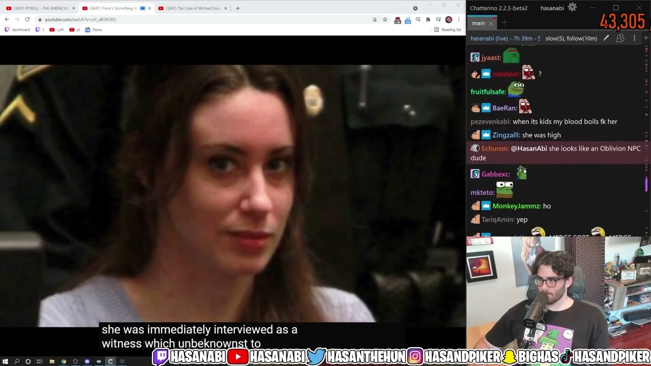 Hasanabi Reacts to There's Something About Casey - Criminal Psychology