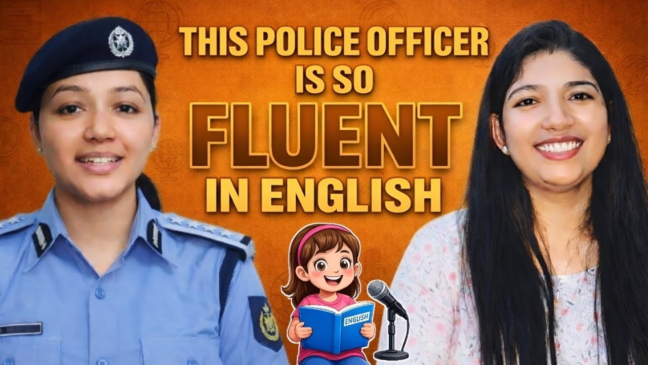 This Police officer Speaks Amazing English 🗣️ @EnglishCornerByMansi 