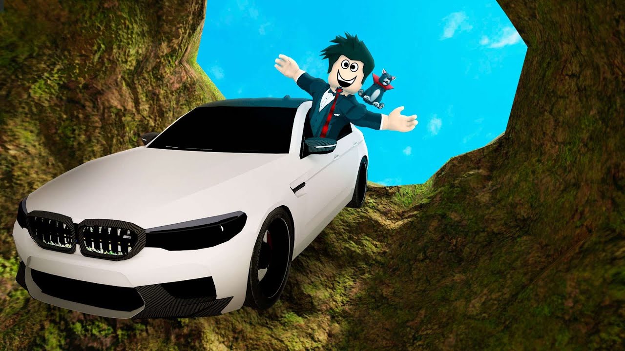 CARRO CAI CAI NO BURACO | Roblox