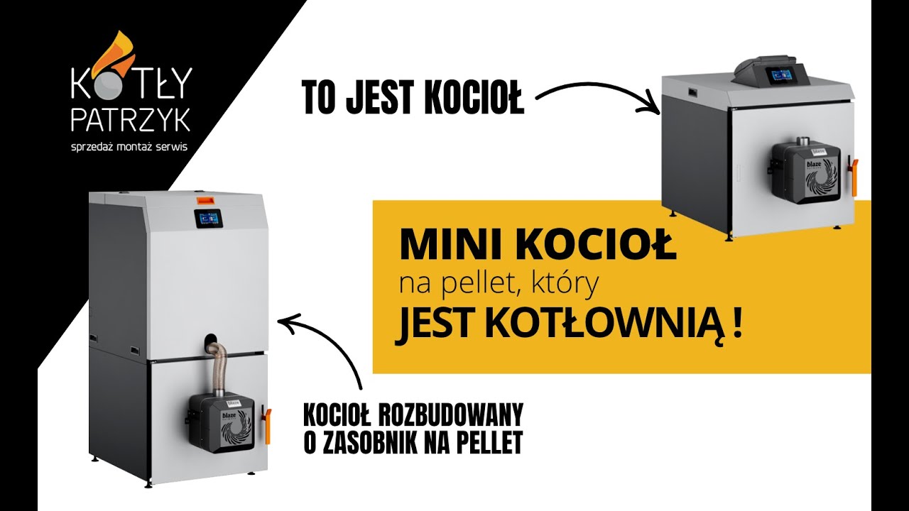 KOCIOŁ na pellet, który JEST kotłownią! Zobacz to urządzenie!