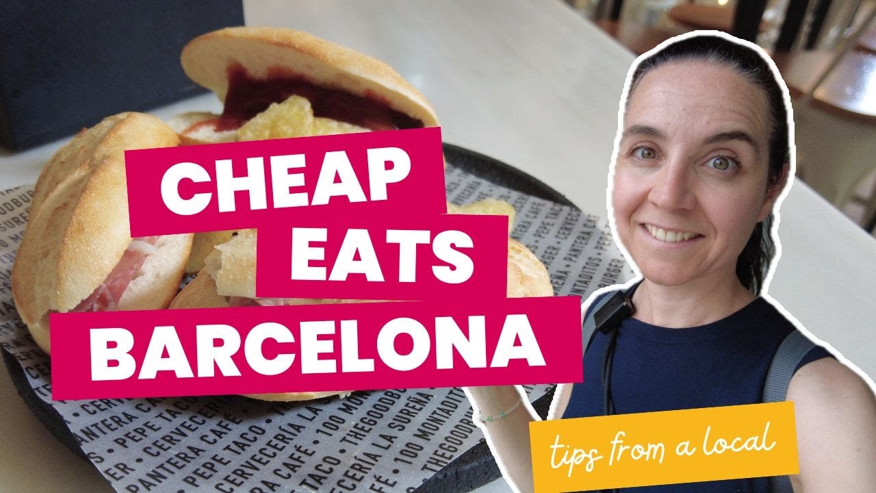 CHEAP EATS in Barcelona! 🥘 11 MUST-TRY and Affordable Foods (by a Local!) 💸