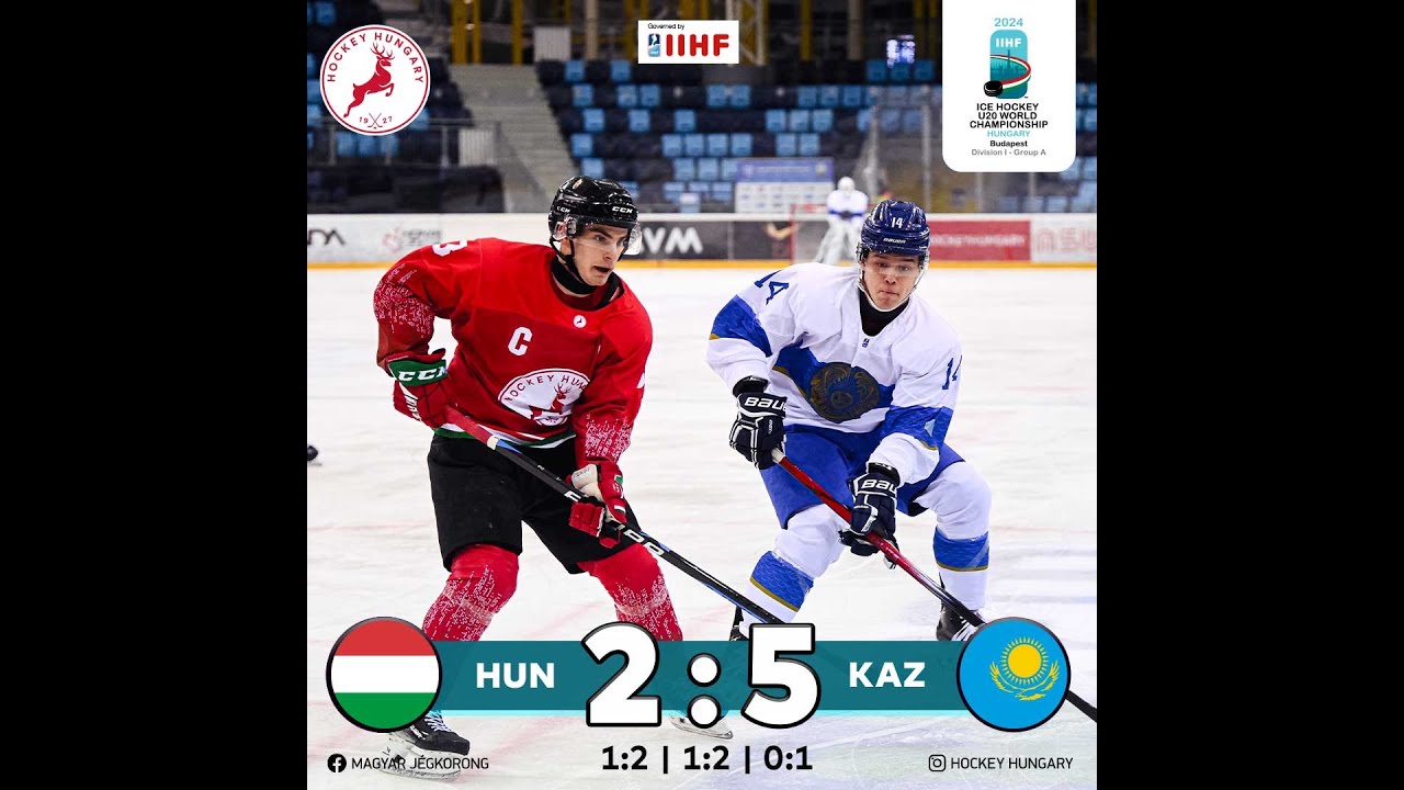 Gólösszefoglaló - VB 2 - Magyarország U20 - Kazahsztán U20 2-5 20231210