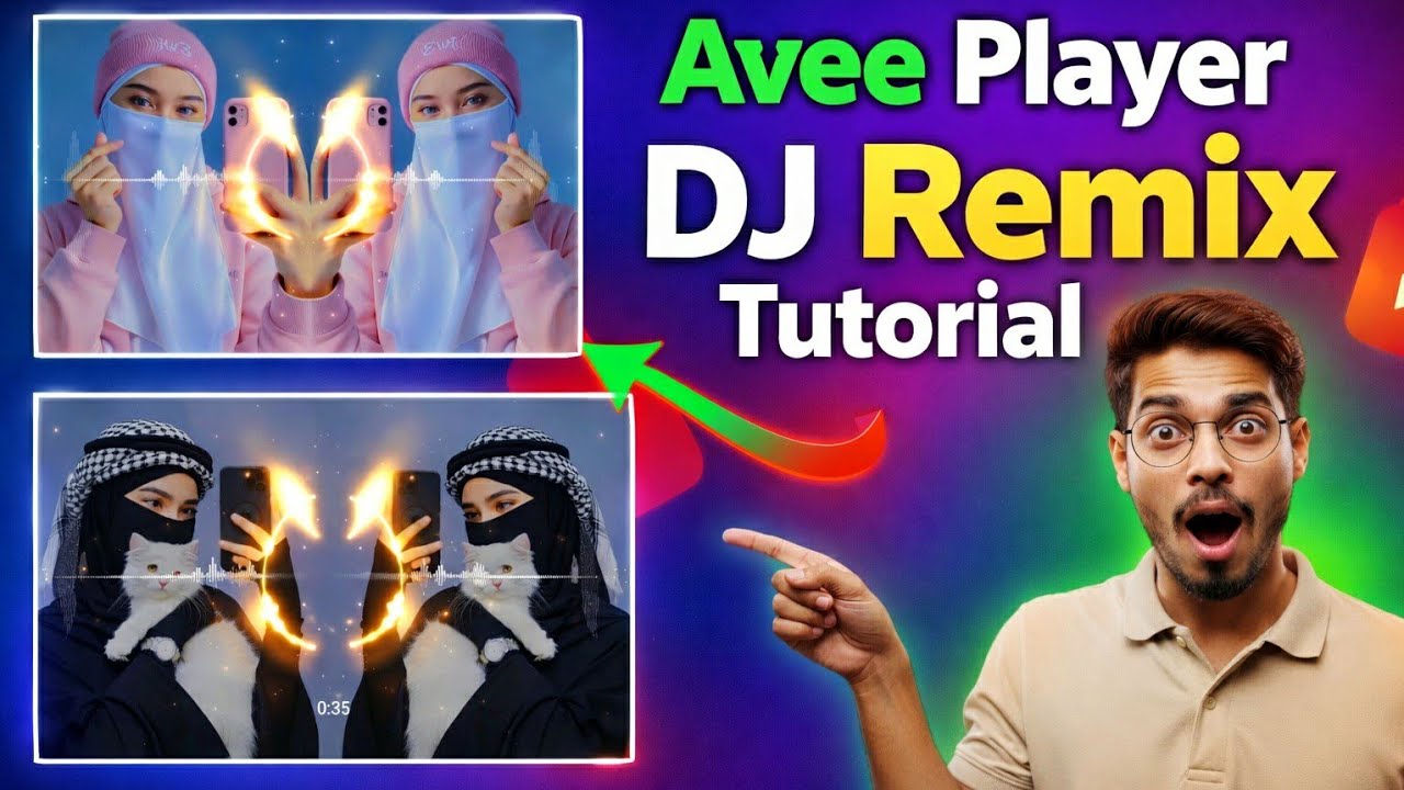 | Avee Player DJ Remix Tutorial 🔥 মোবাইলে DJ গান বানান