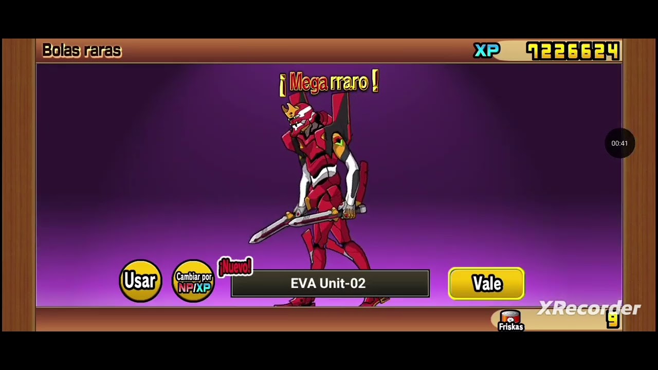 Tirada de 11 en el banner de evangelion