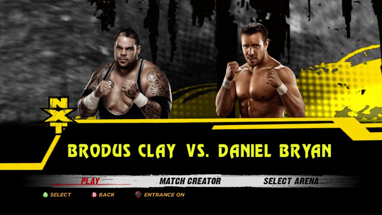WWE '12 — Бродус Клей против Дэниела Брайана