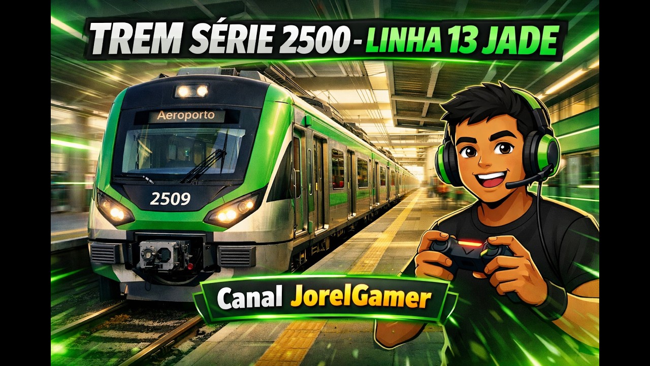  Trem da Serie 2500( Linha13 Jade)