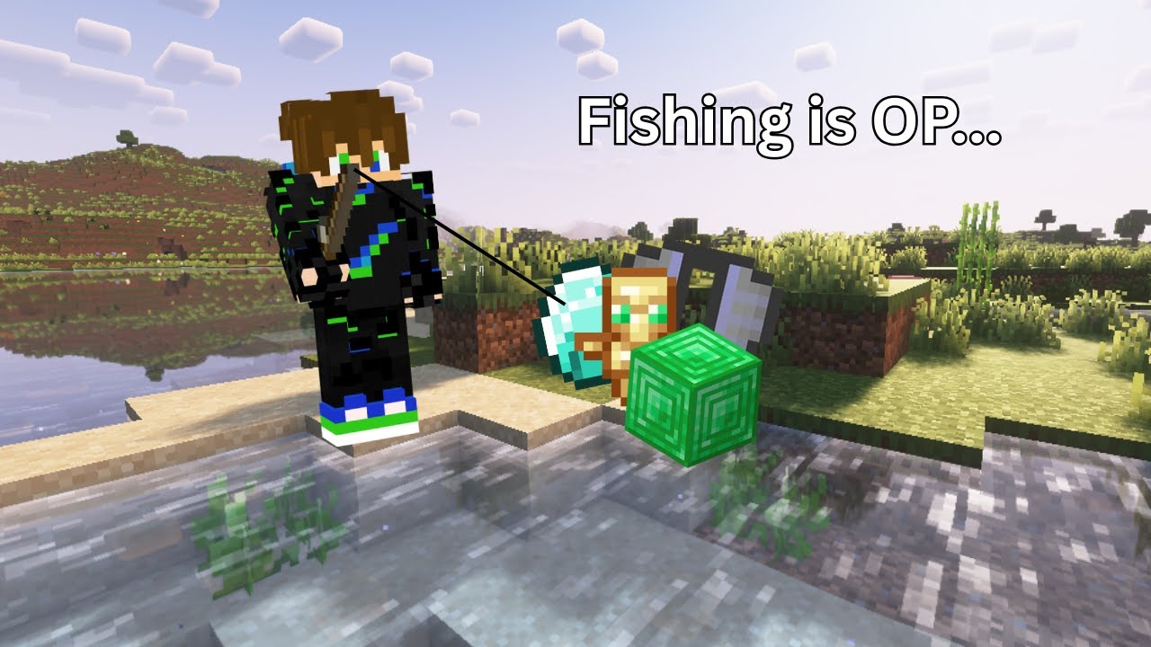 Minecraft, But Fishing is OP...