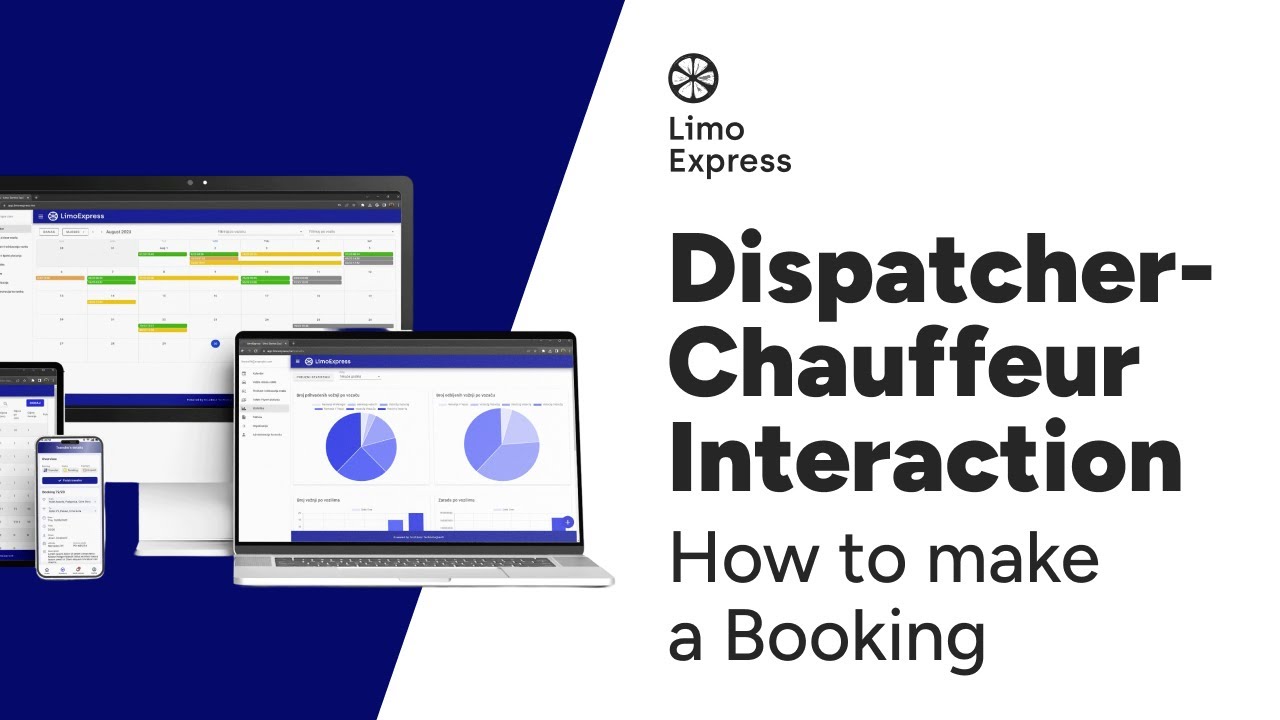 LimoExpress - How to make a Booking | Dispatcher/Chauffeur Interaction | Limo/Livery Software