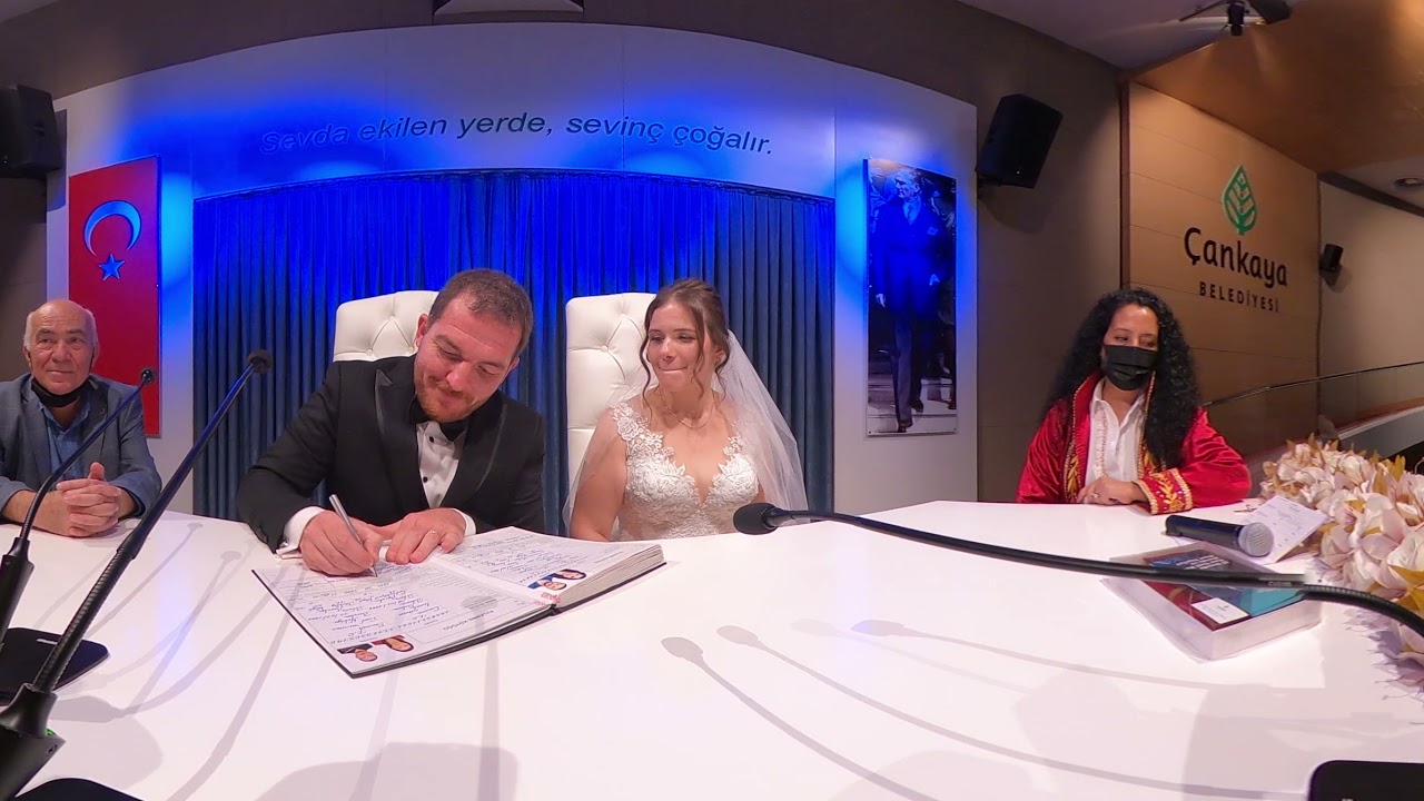 Cemre & Semih Nikah Töreni (360 Derece Video)