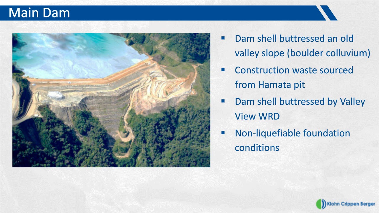 Design and Construction of the Hamata Tailings Dam, Hidden Valley Mine, Papua New Guinea (Webinar)