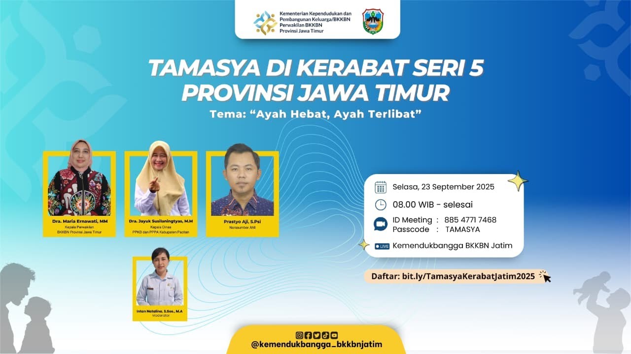 TAMASYA di KERABAT Provinsi Jawa Timur Seri 5 dengan tema Ayah Hebat Ayah Terlibat