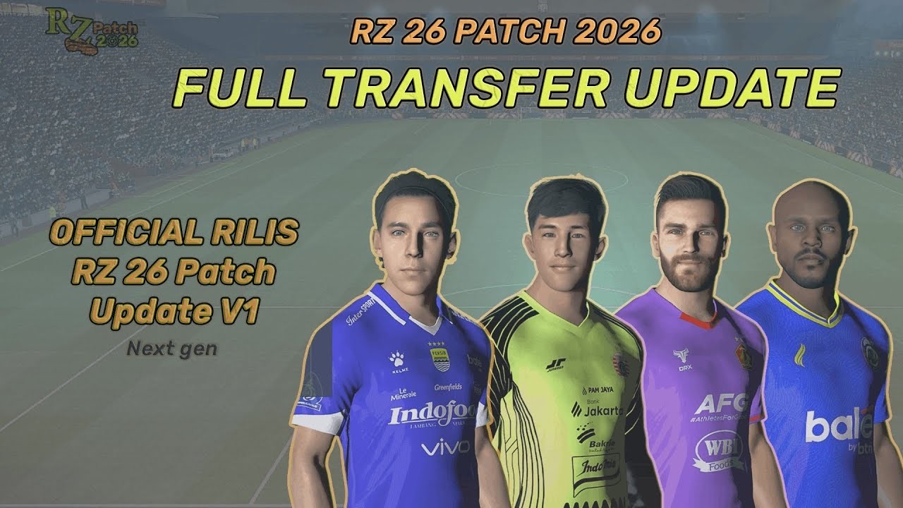 Патч PES 2017 RZ-26 AIO Обновление 2026 Обновление V1 🔥Полный зимний трансфер &mdash; (Скачать и устано...