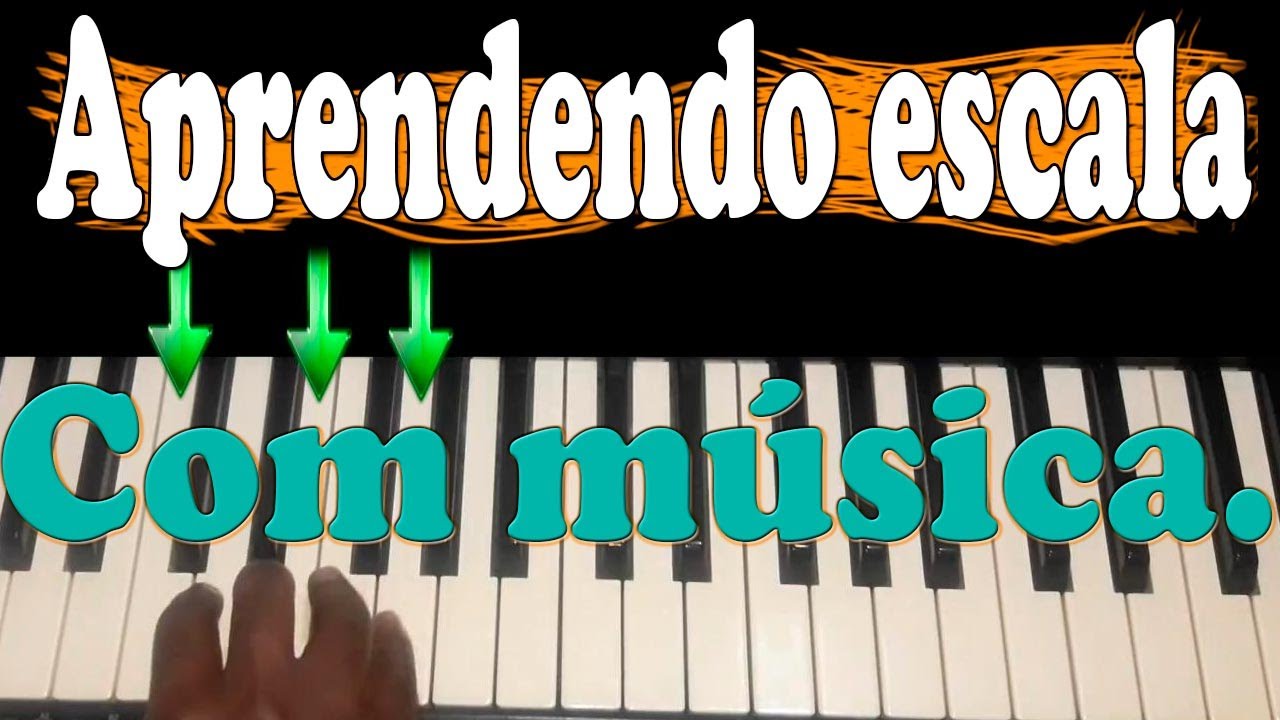 Escala de Dó maior - Exercício de técnica e dedilhado | Aula de piano | Musical leizer