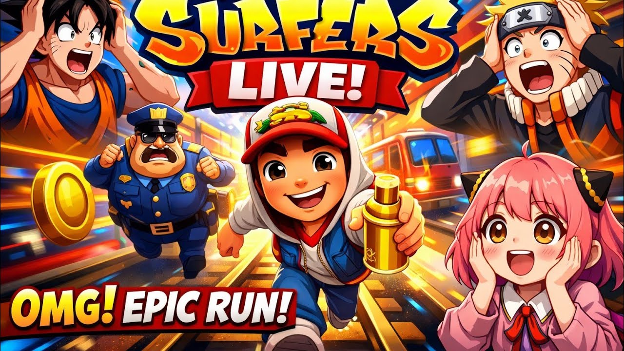 Subway Surfers LIVE 🔥 | Aaj 1 Million Score Cross Karenge !