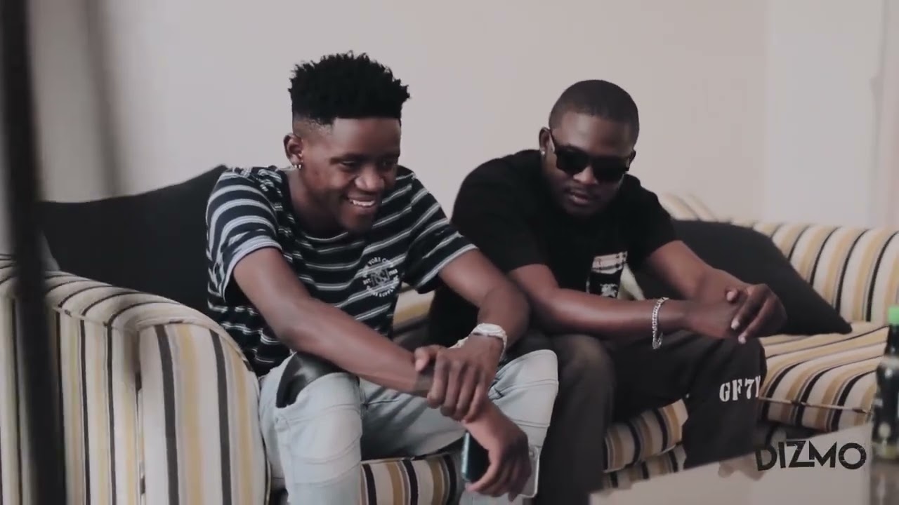 Dizmo link up with Ndine Emma in Dj Mzanga man recording studio for a Collaboration