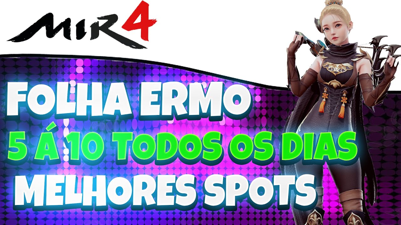 MIR4 - 5 &aacute; 10 FOLHAS DO TREINO ERMO POR DIA