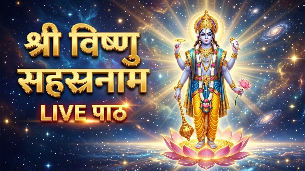 🔴 LIVE | श्री विष्णु सहस्रनाम पाठ | विष्णु सहस्रनाम का दिव्य पाठ | शांति, सुख और मोक्ष का मार्ग
