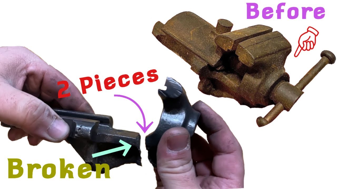 Broken Small Vise Restoration