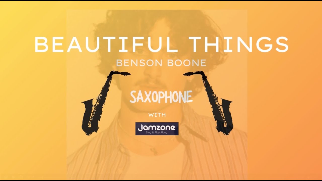 Beautiful Things | Saxophone Play-along | Sheet Music