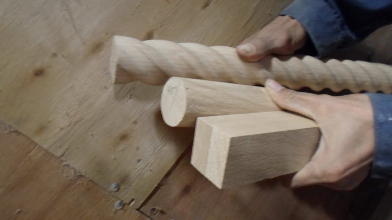 Carpintería - Haciendo espiral Pt 1 (Cuadrado redondo)