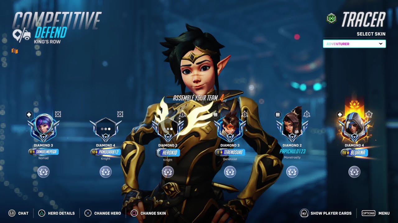 Overwatch 2: DPS On Kings Row (Pharah, Tracer) POTG