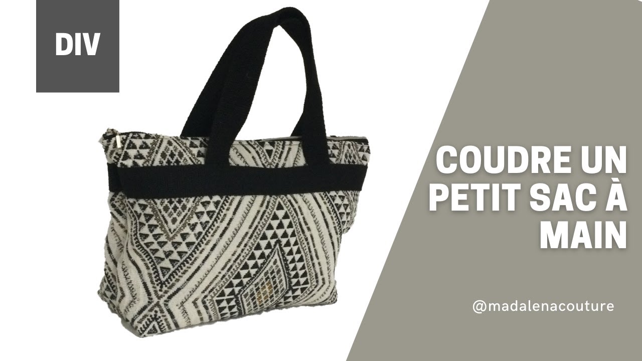 Coudre un petit sac à main - Tuto Couture Madalena