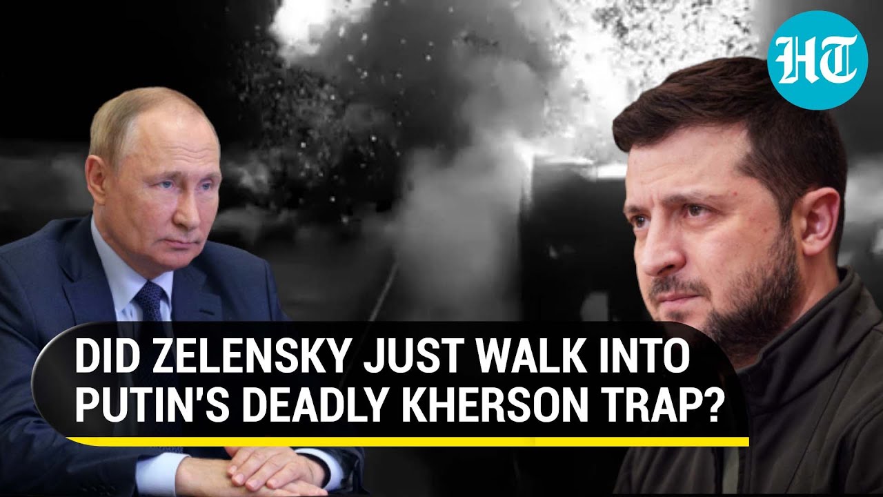 Putin's Kherson trap? Russians detonate explosives at power plant, fears of floods & destruction