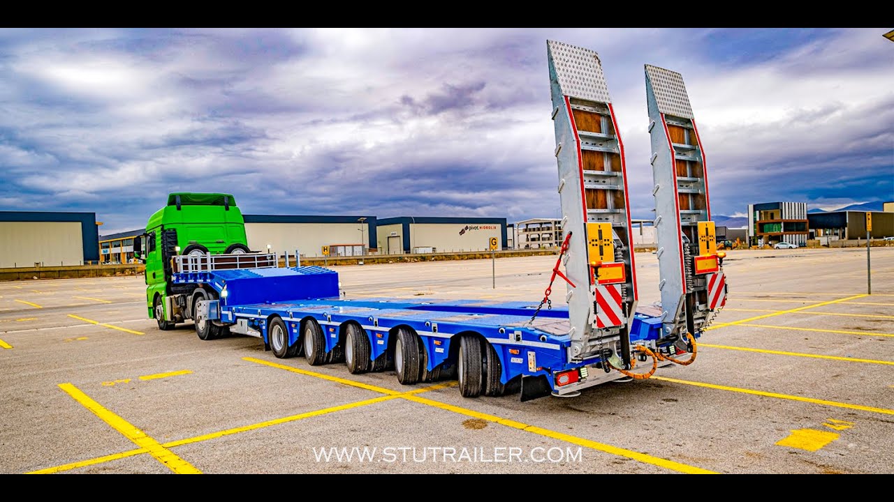 Hydraulic Steering 5 Axle Low Loader Trailer - STU TRAILERS