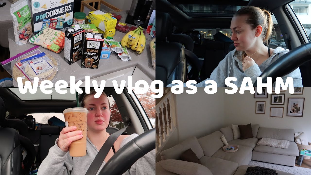 Week in my life: Stay at home mom, Starbucks order, pilates, grocery haul, I'm in a funk