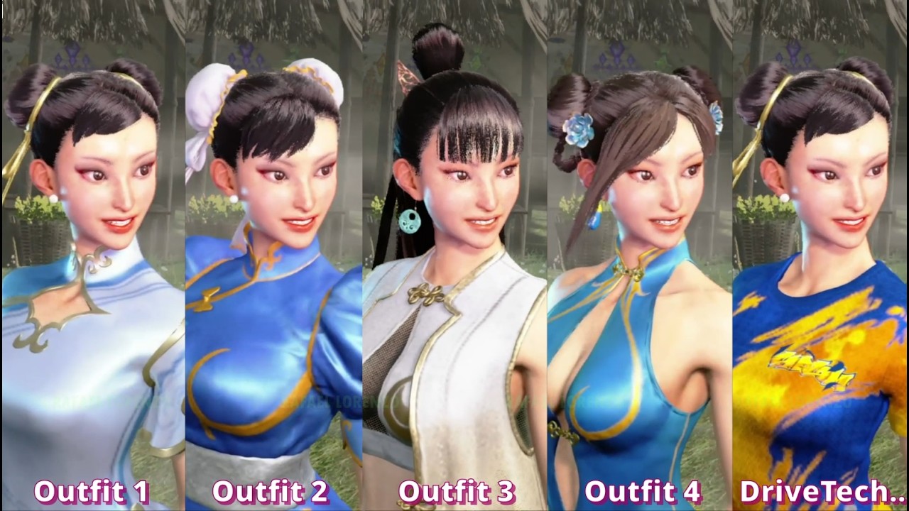 Street Fighter 6 ALL Characters Outfits Costumes Skins in Intros & Victory Poses Comparison Outfit 4