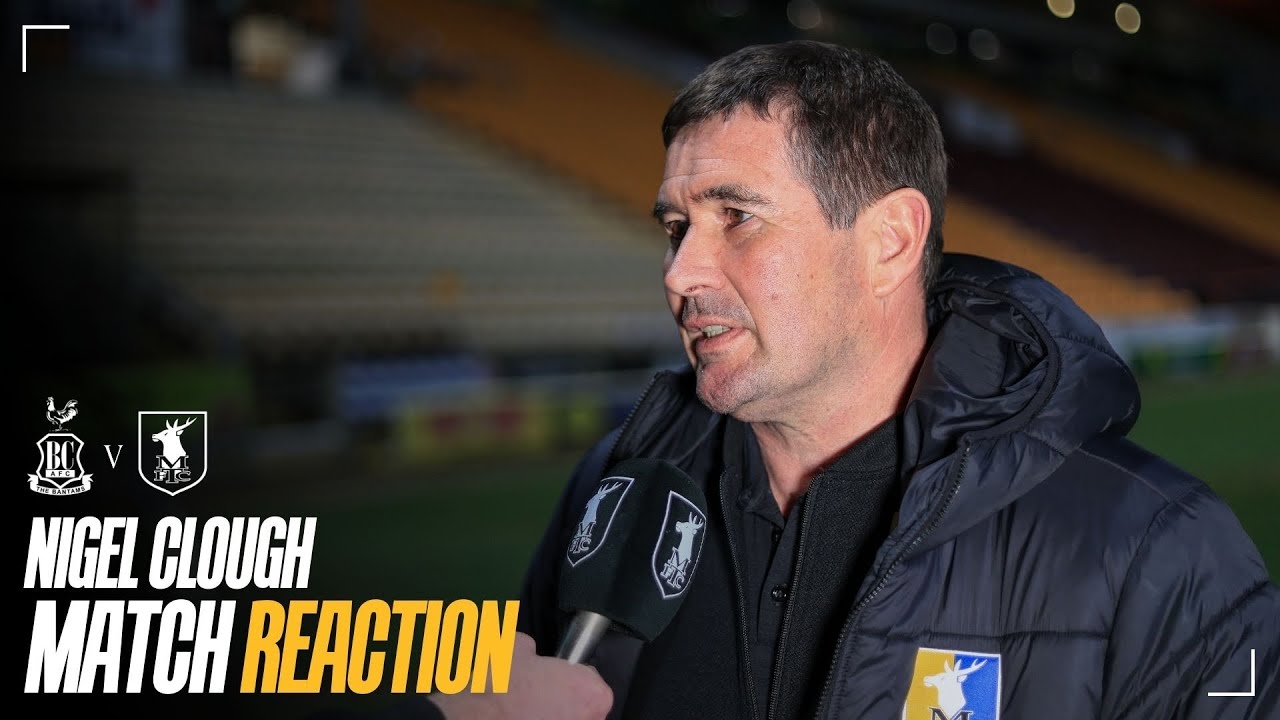 Nigel Clough post-match interview 🗣️ | Bradford 1-1 Stags