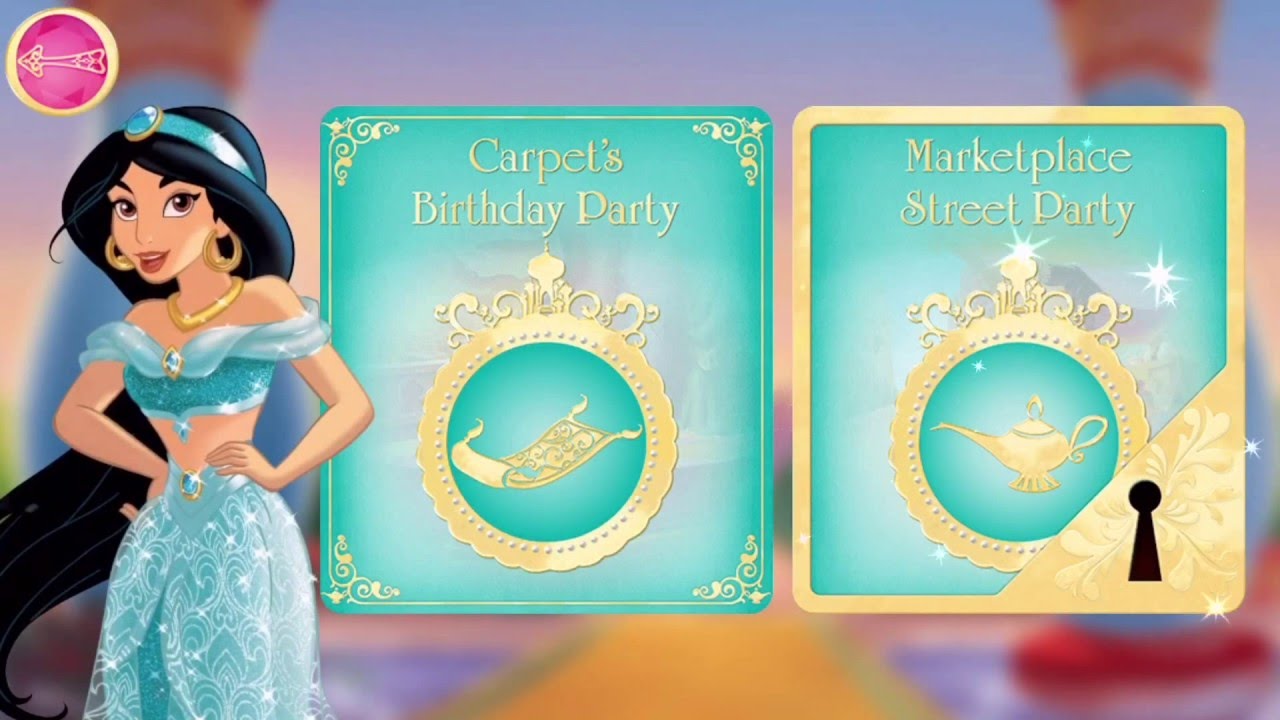 Carpet's Birthday Party w/ Jasmine (Disney Royal Celebrations) by Kid Vids!